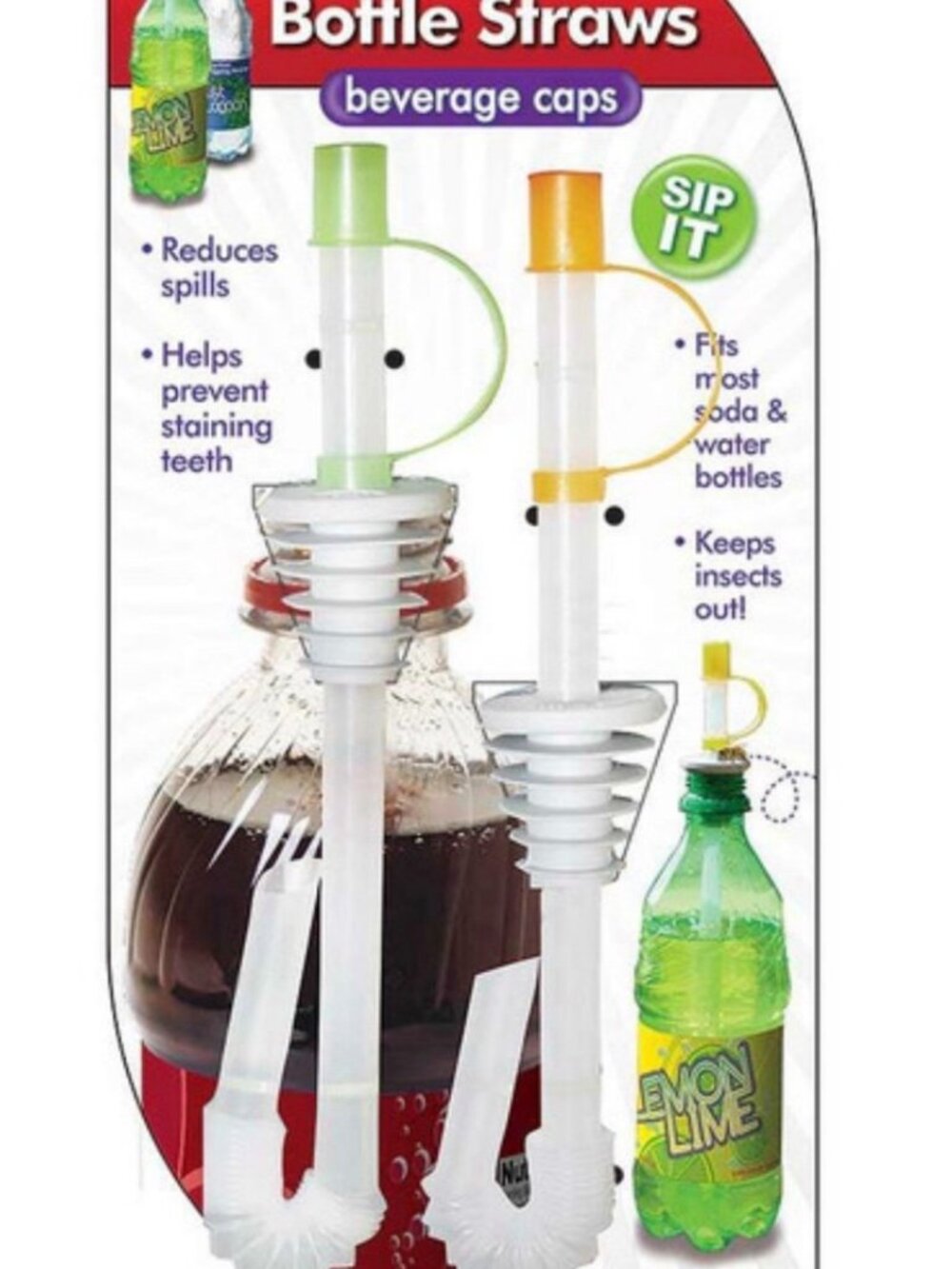 Bottle star  Helps prevent teeth stain  Keep insect out  100% New, sealed, unope